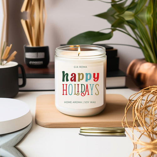 Happy Holiday Candle – Festive Christmas Scent
