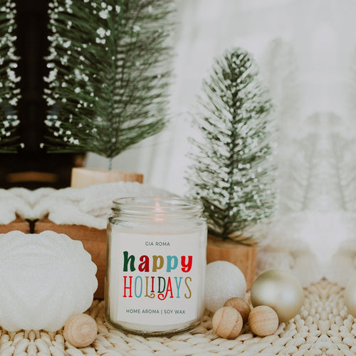 Happy Holiday Candle – Festive Christmas Scent