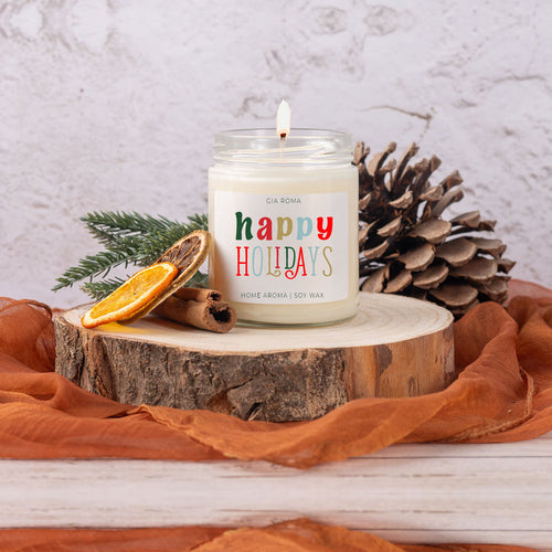 Happy Holiday Candle – Festive Christmas Scent