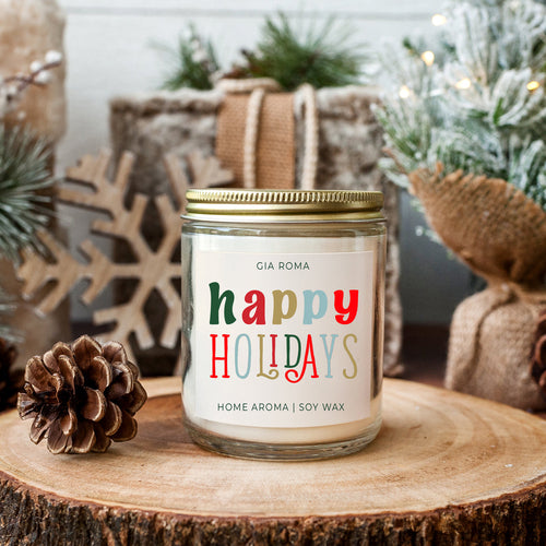 Happy Holiday Candle – Festive Christmas Scent