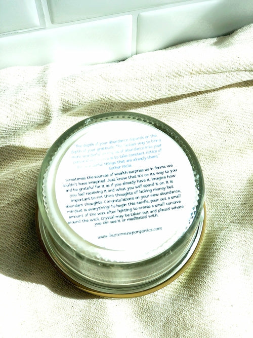 Abundance Ritual Candle – Hand Poured Intention Candle