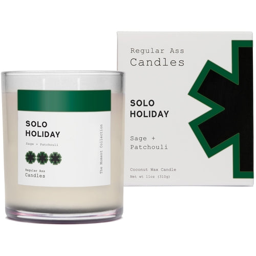 Solo Holiday Candle – Sage + Patchouli 11oz