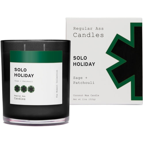Solo Holiday Candle – Sage + Patchouli 11oz
