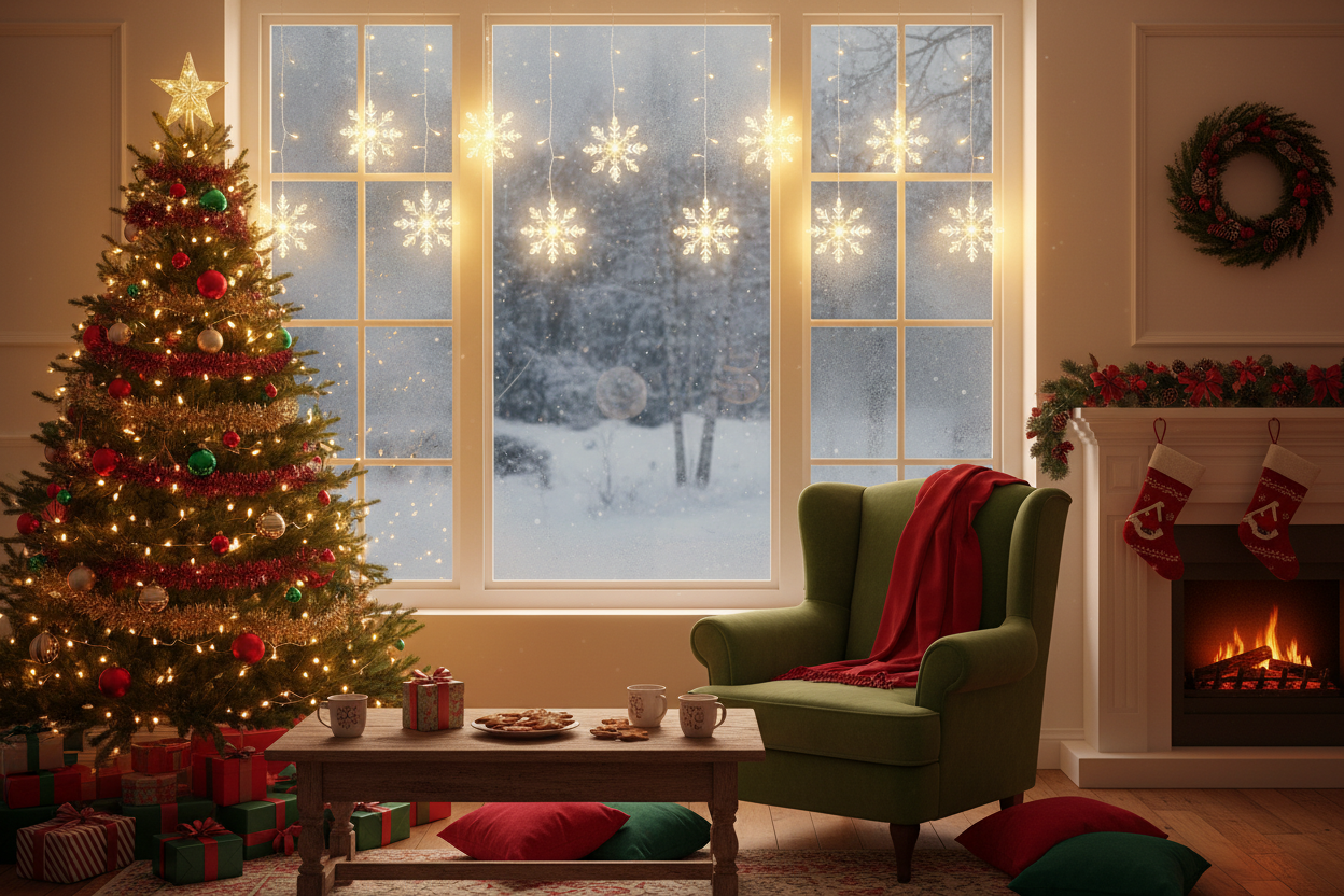 Snowflake String Lights